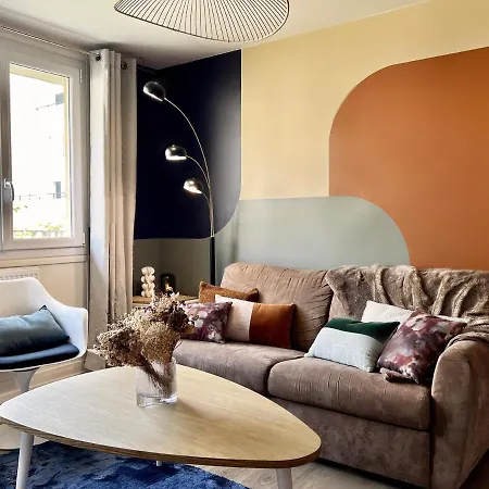 Appartement L'arc-en-ciel Scandinave - Sejour Unique Et Design Au Coeur De Rouen