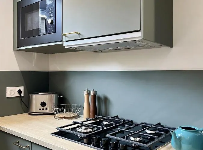 公寓 L'arc-en-ciel Scandinave - Sejour Unique Et Design Au Coeur De 鲁昂